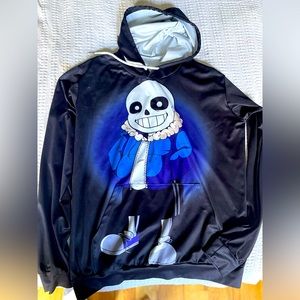 Cosplaybala Tale Sans Cosplay Sweatshirt 3D Printed Skull Hoodie Undertale Sz L